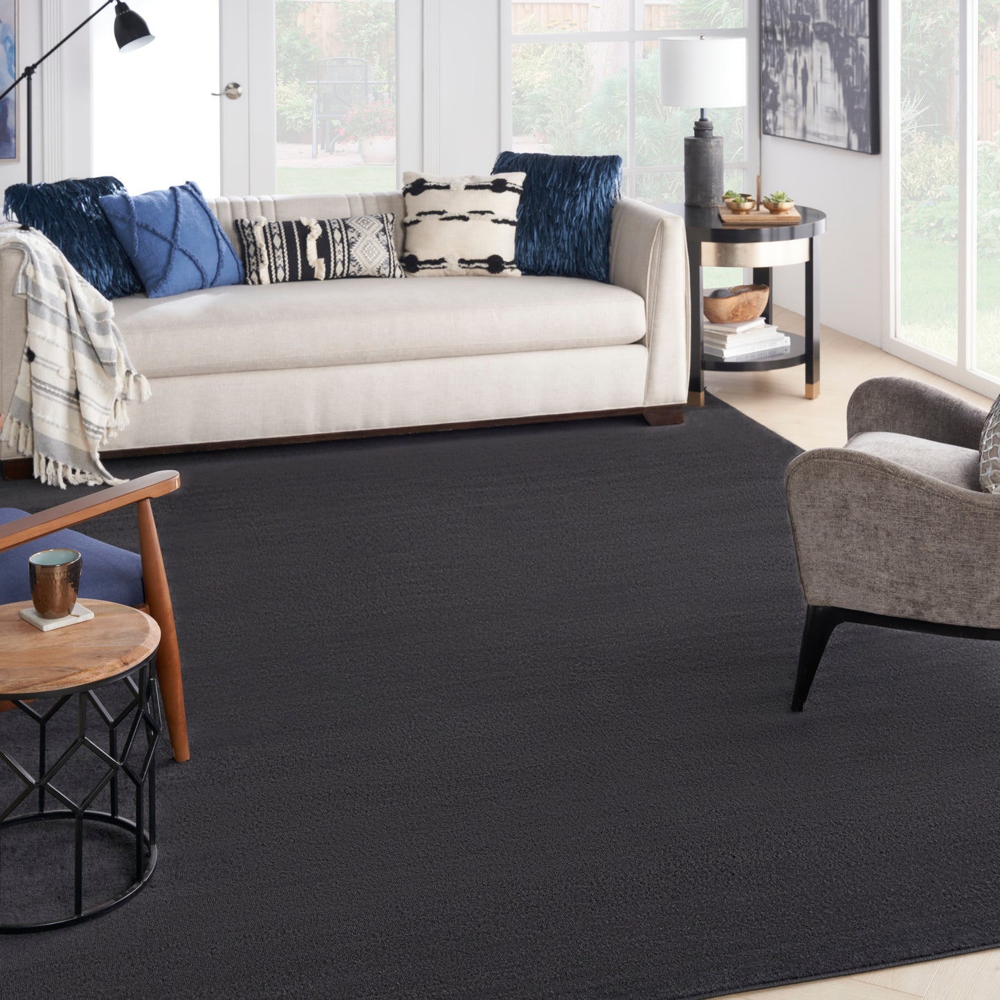 Nourison Home Nourison Essentials  Black  Contemporary