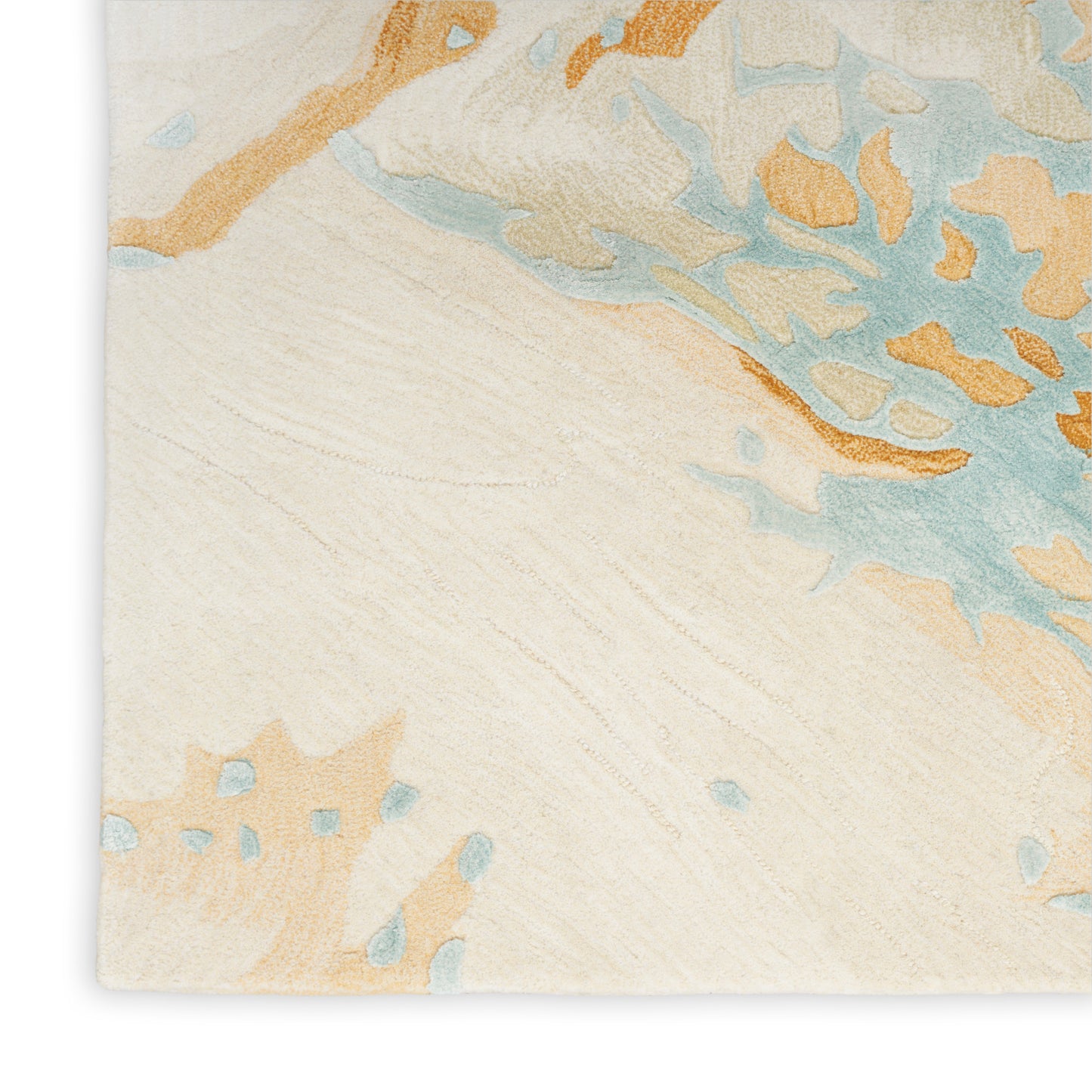 Nourison Home Prismatic  Sand Blue  Contemporary