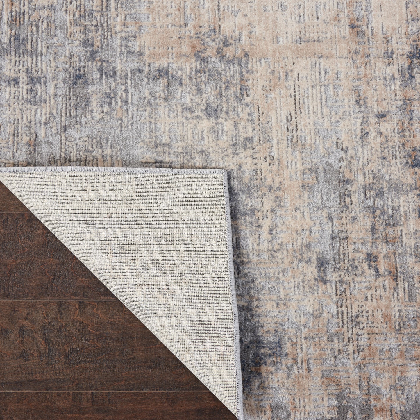 Nourison Home Rustic Textures  Grey Beige  Contemporary
