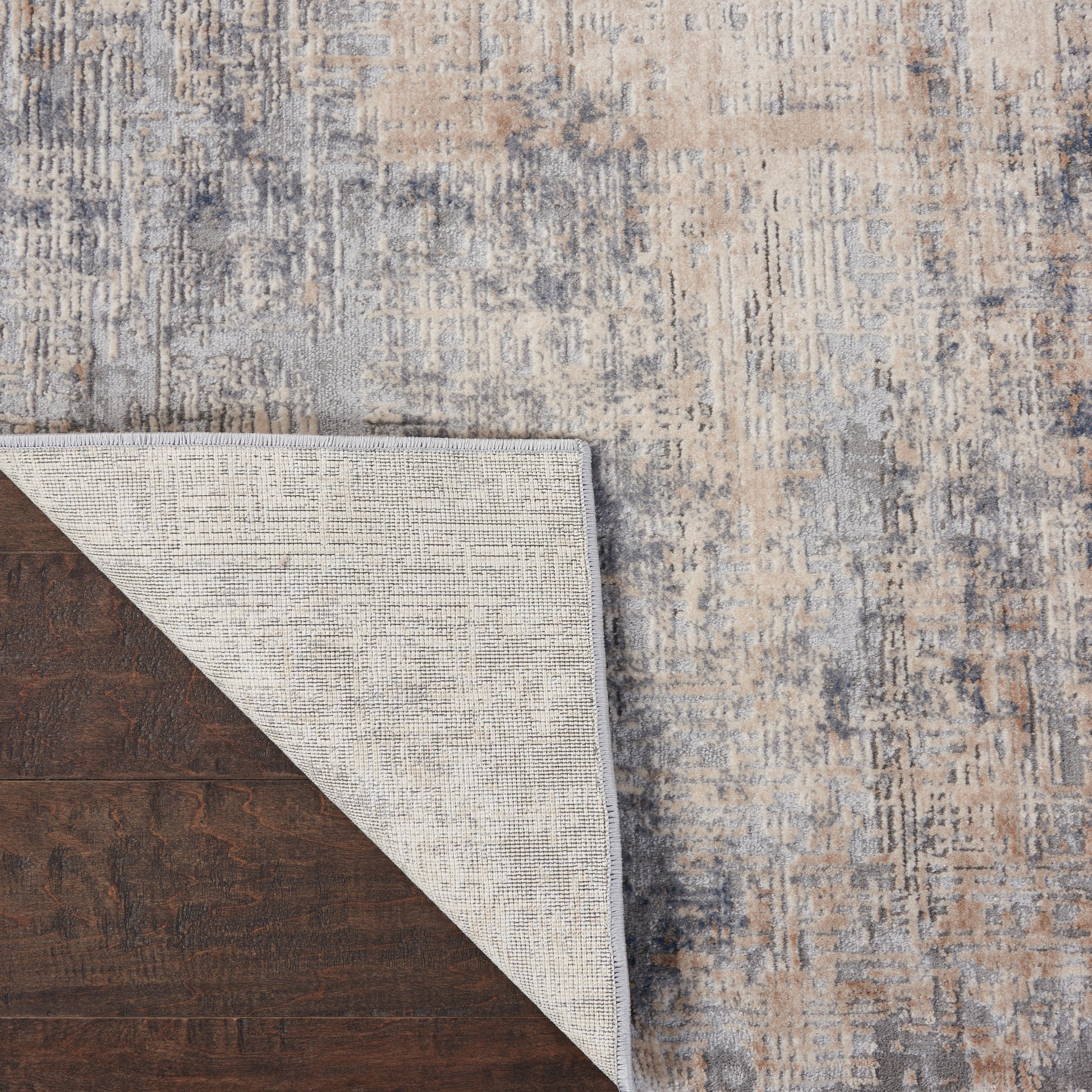 Nourison Home Rustic Textures  Grey Beige  Contemporary