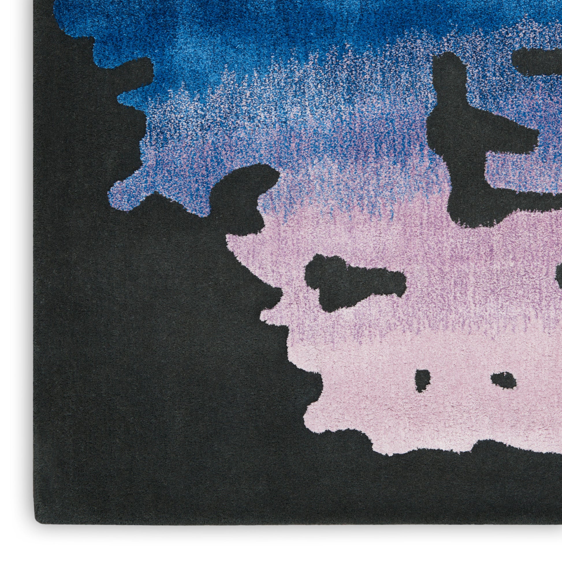 Nourison Home Prismatic  Black Multicolor  Contemporary