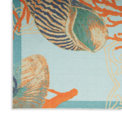 Waverly Sun N Shade  Light Blue  Contemporary