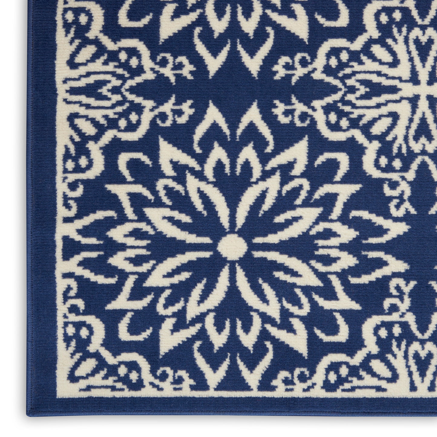 Nourison Home Jubilant  Navy Ivory  Transitional