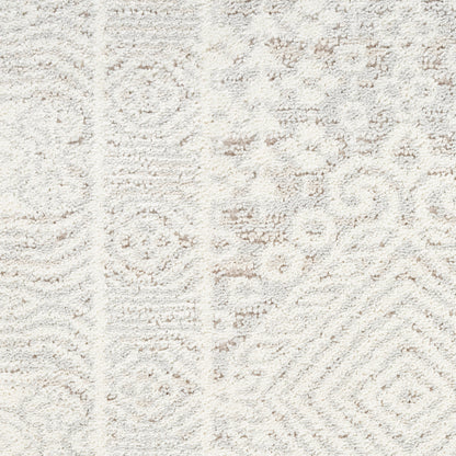 Nourison Home Eco Cycle  Silver Ivory  Traditional