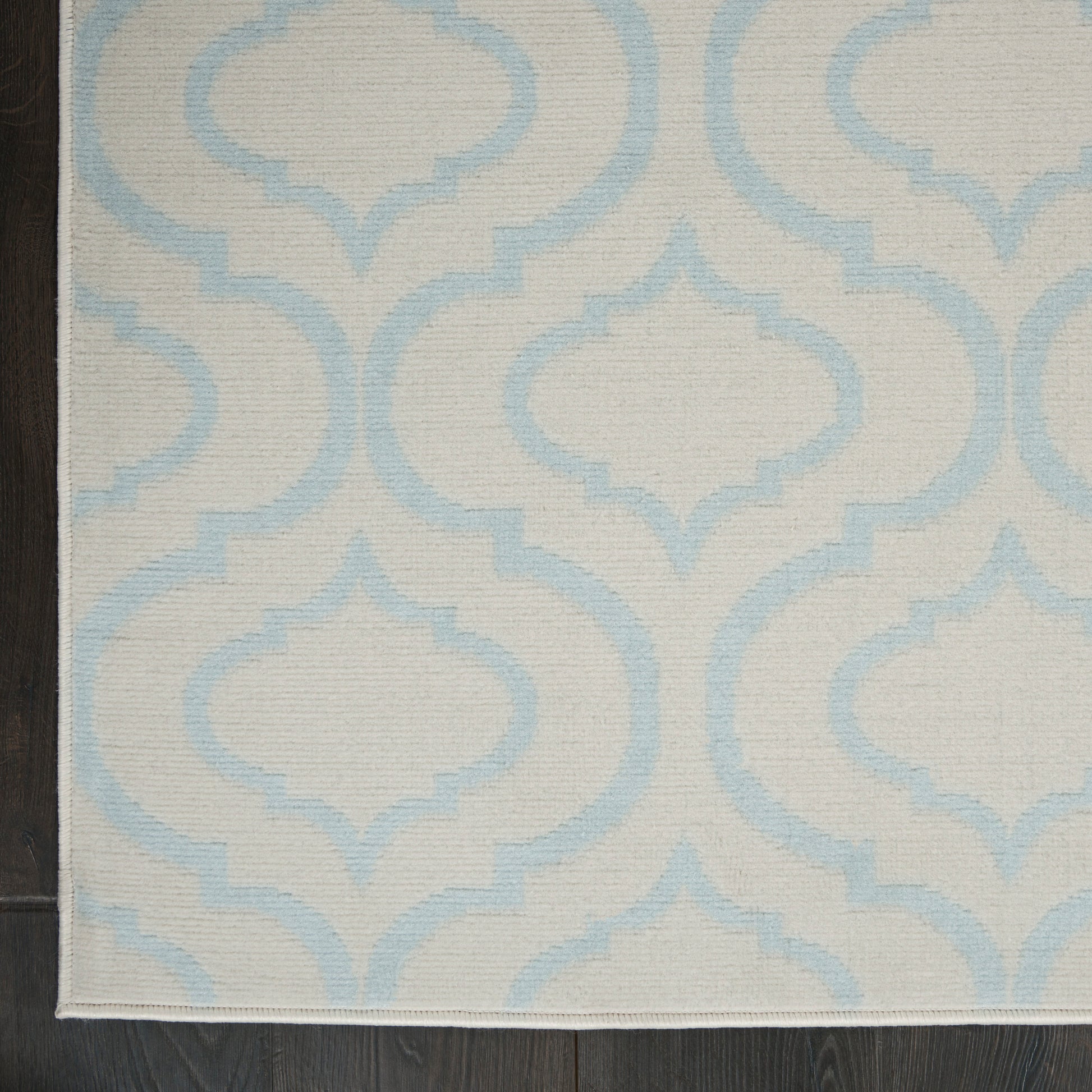 Nourison Home Jubilant  Ivory Blue  Transitional