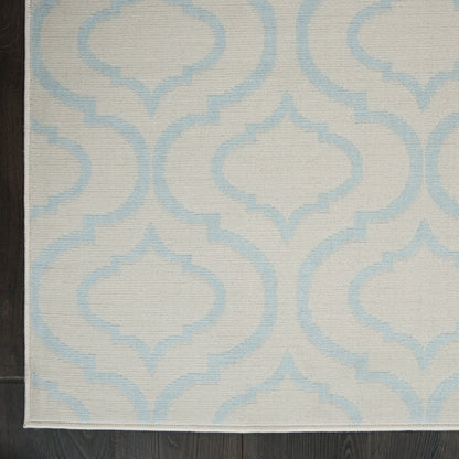 Nourison Home Jubilant  Ivory Blue  Transitional