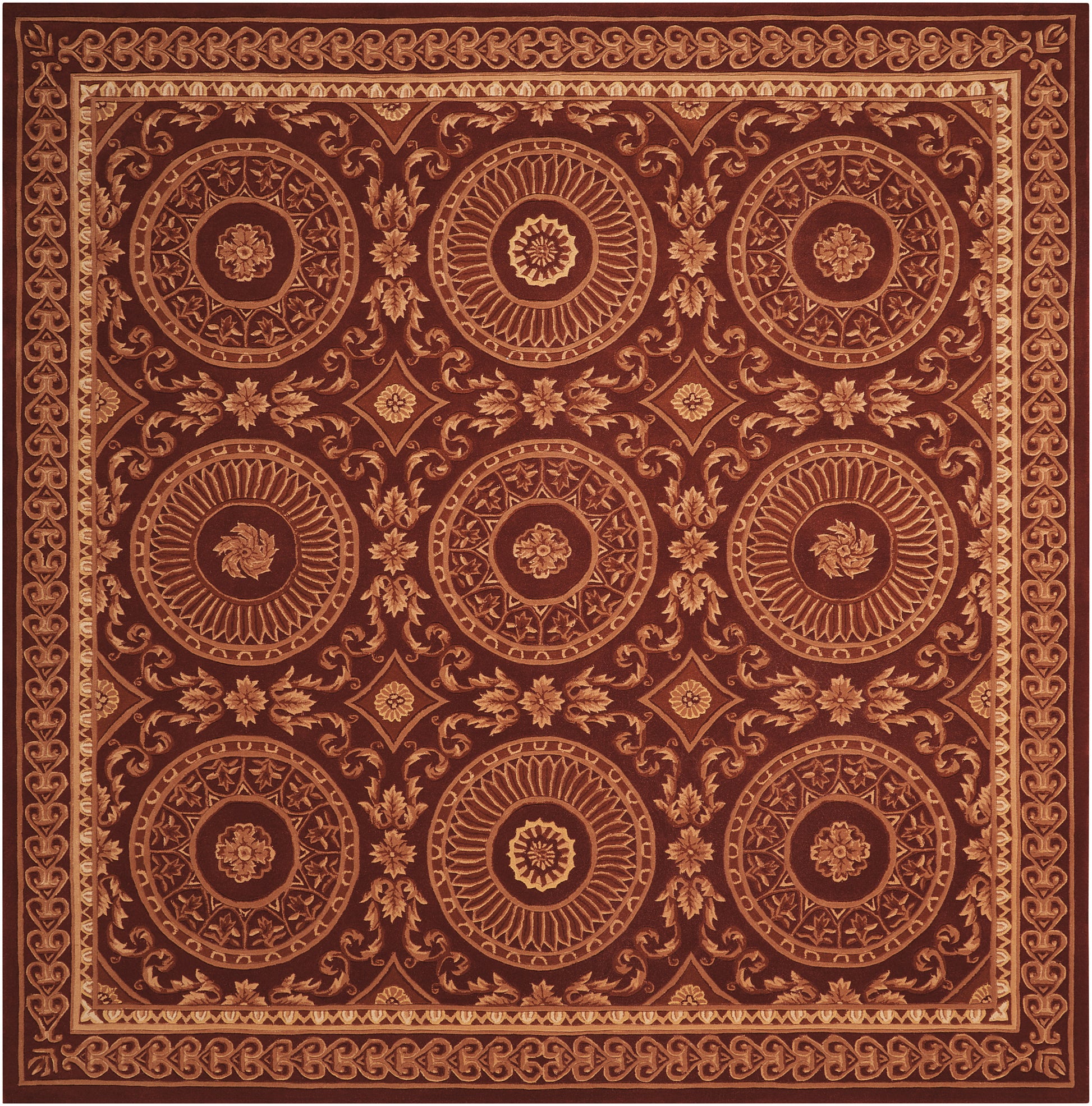 Nourison Home Versailles Palace  Brick  Traditional