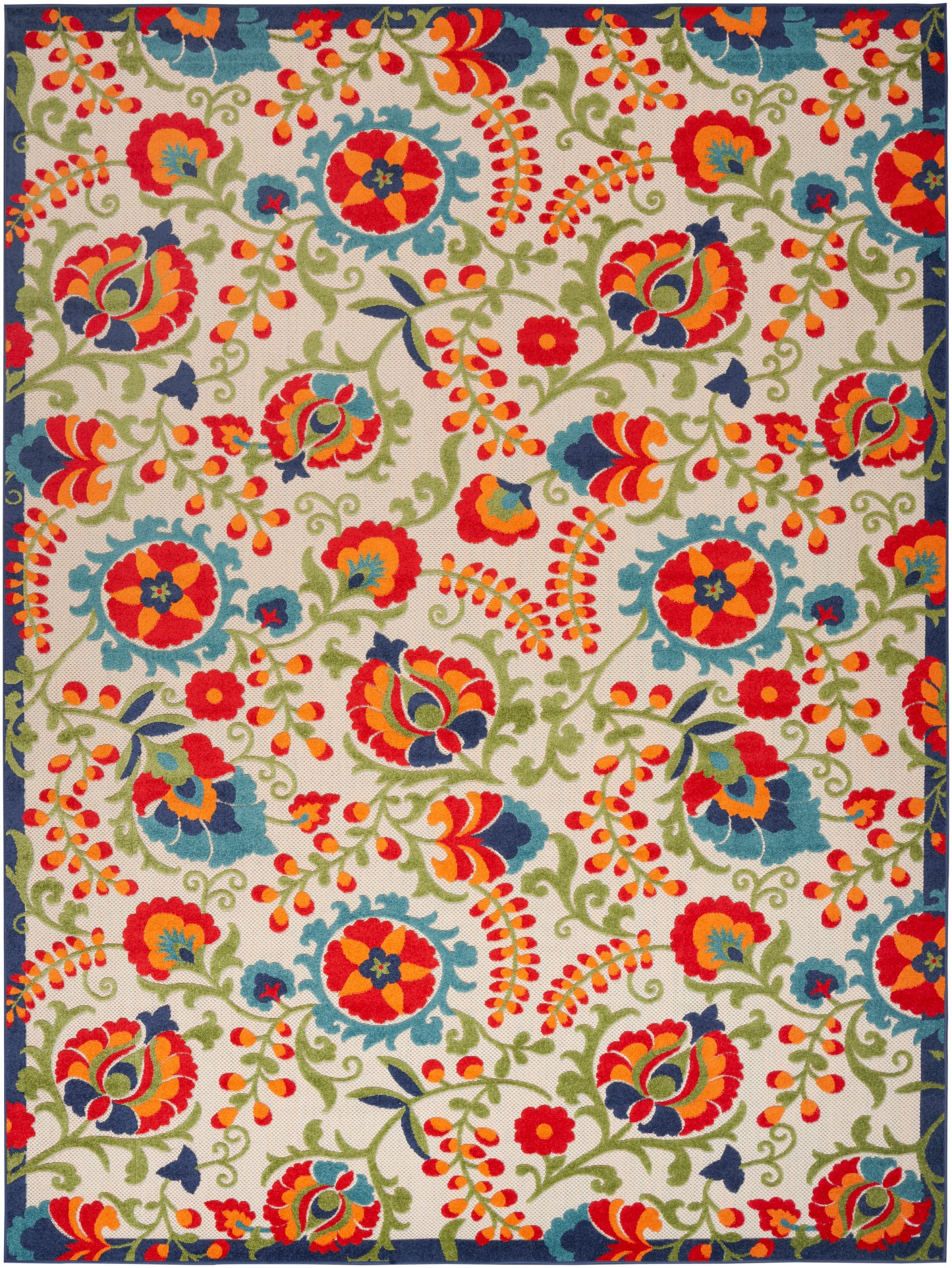 Nourison Home Aloha ALH17 Multicolor Contemporary Power-loomed Rugs