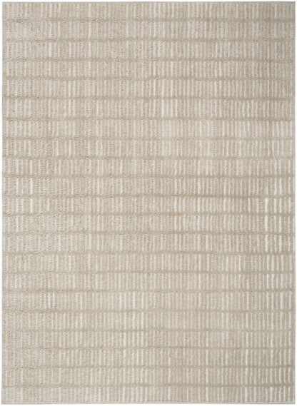 Nourison Home Modern Comfort MNC03 Grey Ivory Contemporary Power-loomed Rug