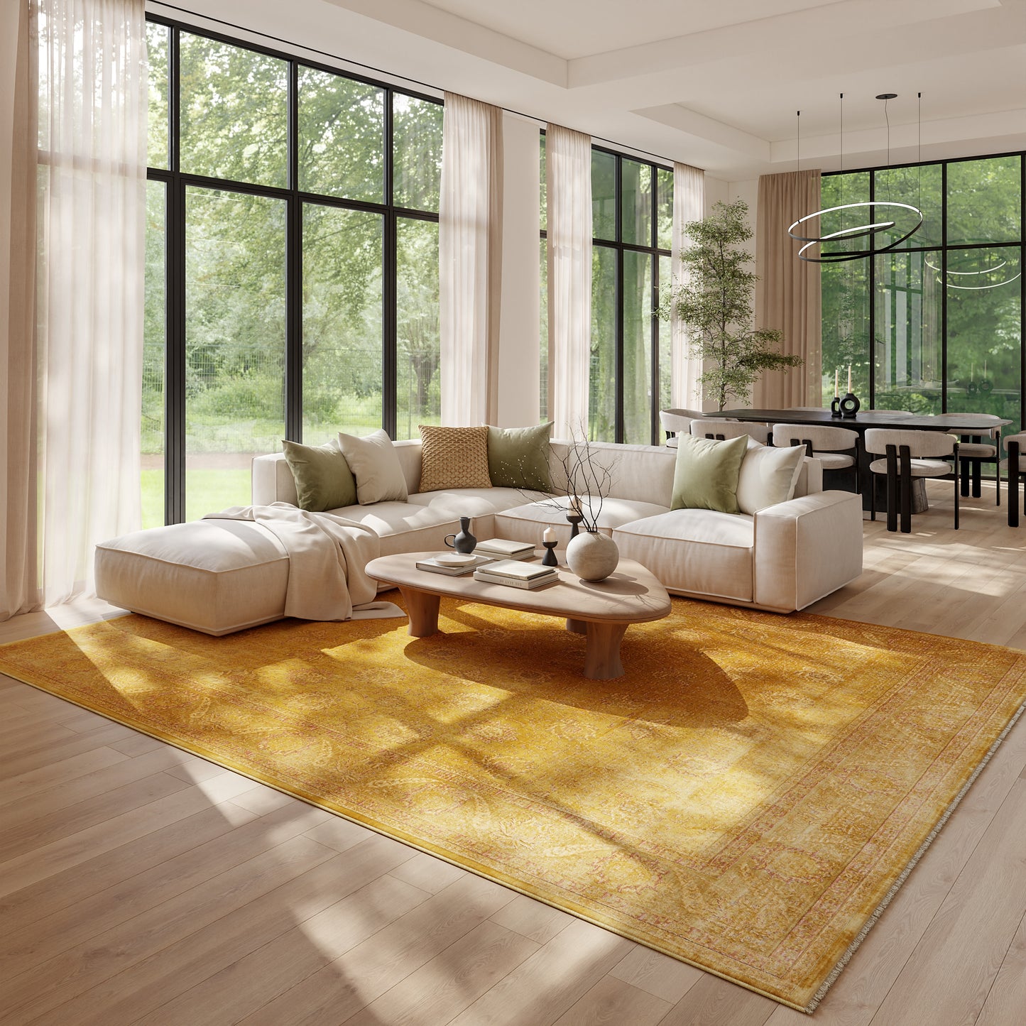 Nourison Home Luxurious  Gold  Traditional