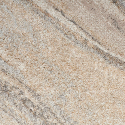 Nourison Home Splash  Cream Grey  Contemporary