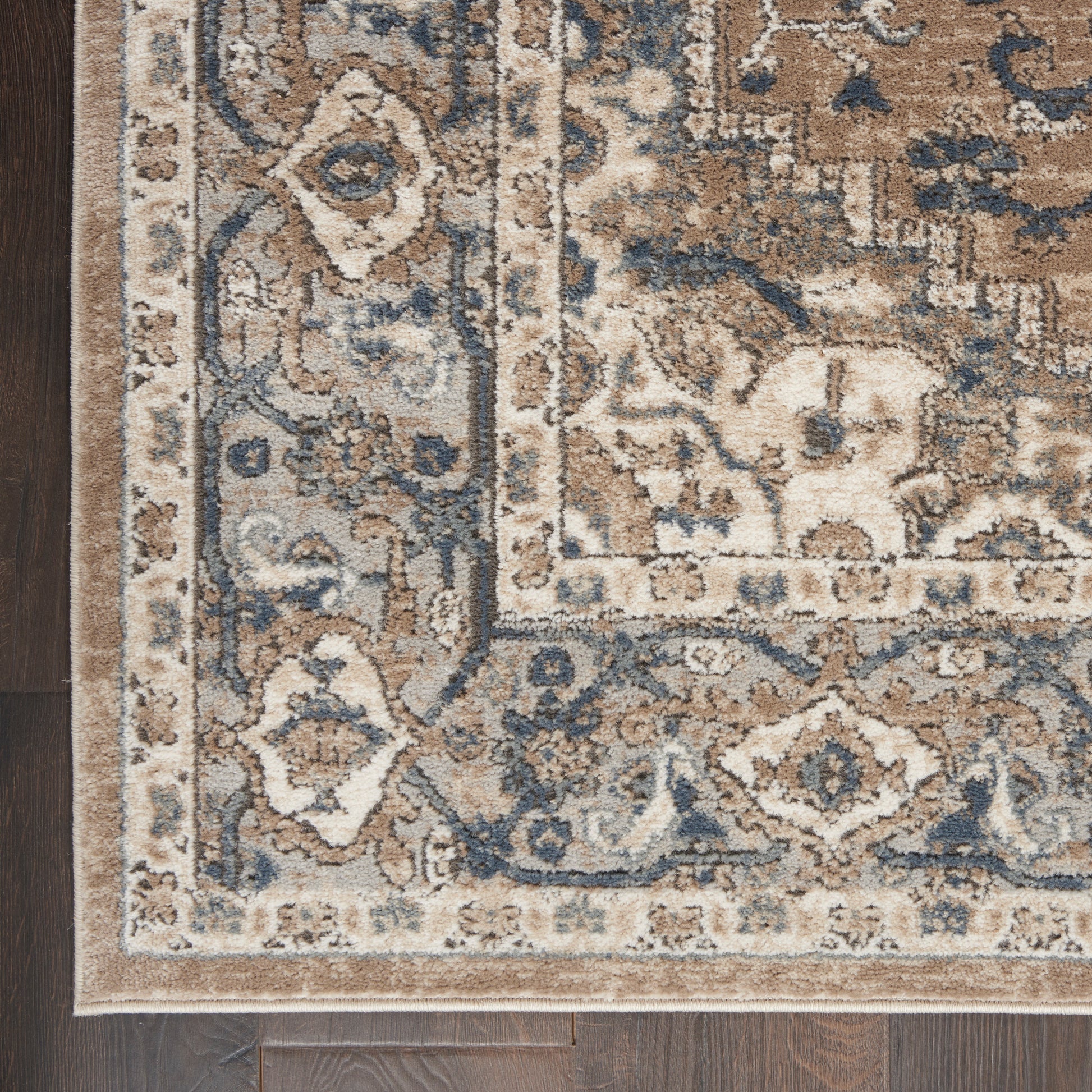 Nourison Home Quarry  Beige Grey  Transitional