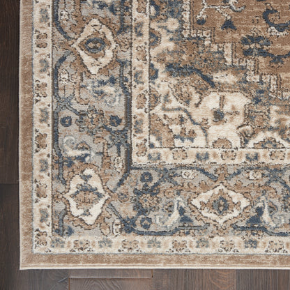 Nourison Home Quarry  Beige Grey  Transitional