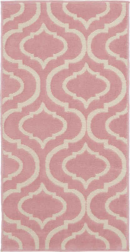 Nourison Home Jubilant JUB19 Pink Transitional Power-loomed Rug
