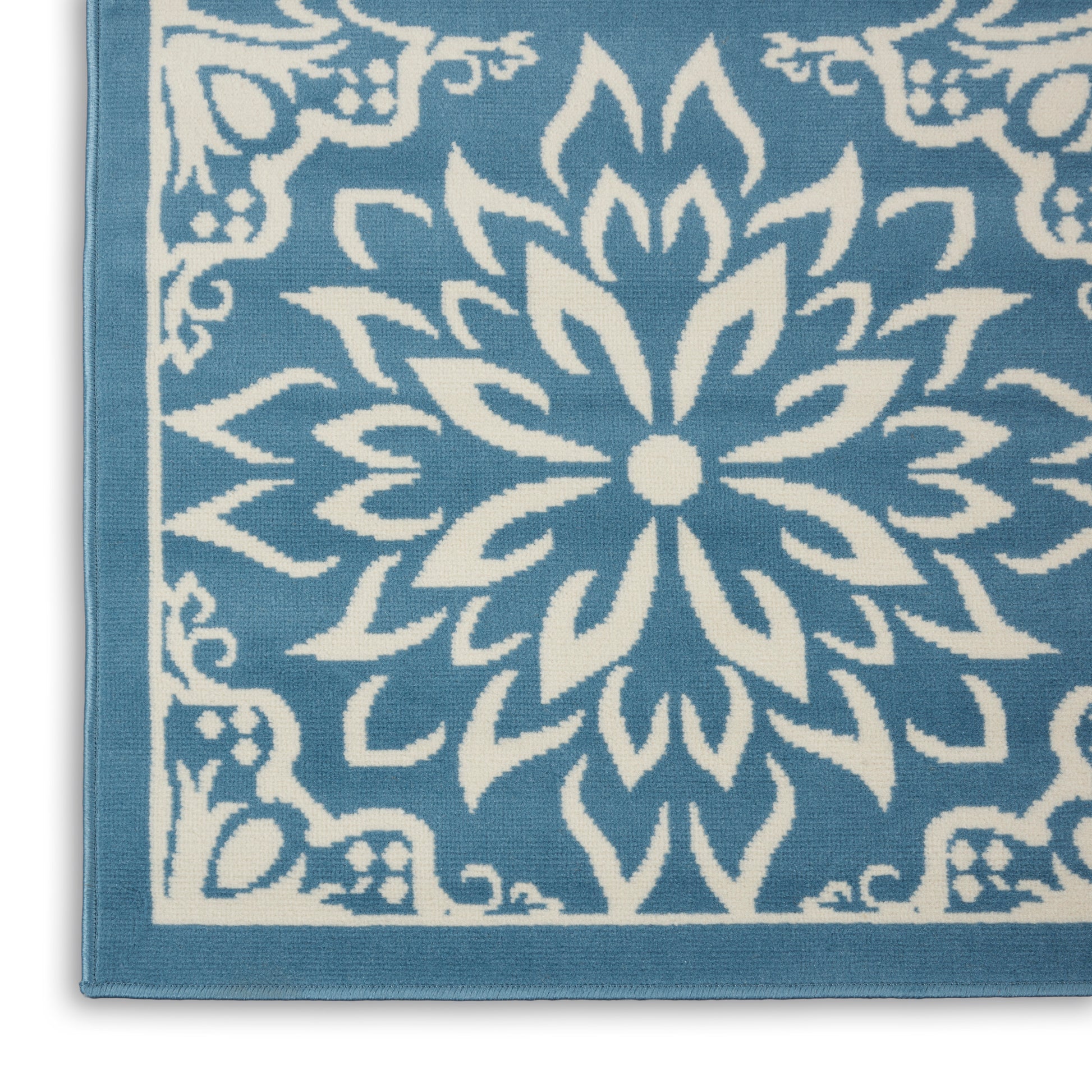 Nourison Home Jubilant  Ivory Blue  Transitional