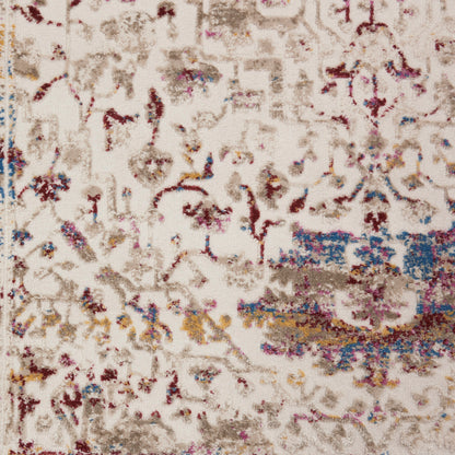Nourison Home Melody  Ivory Multicolor  Traditional