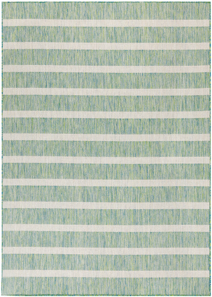 Nourison Home Positano  Blue Green Ivory  Contemporary