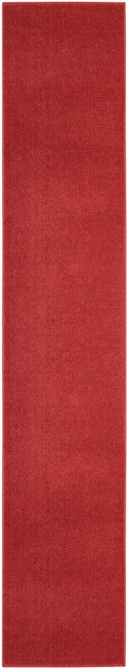 Nourison Home Nourison Essentials NRE01 Brick Red Contemporary Power-loomed Rug