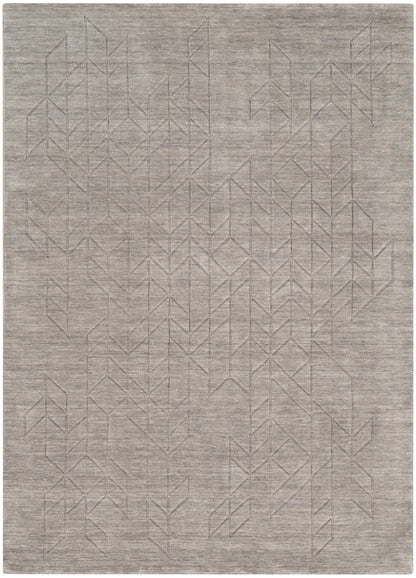 Nourison Home Alessia ALE01 Grey Contemporary Hand Knotted Rug