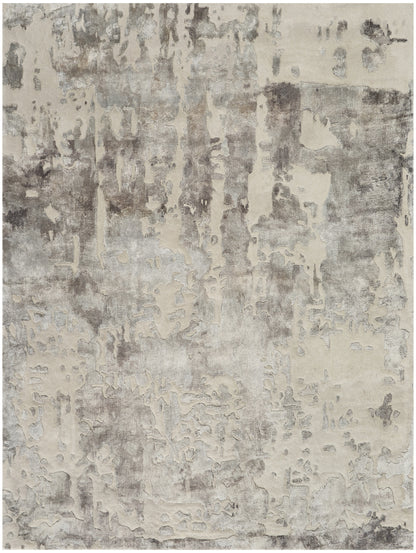 Nourison Home Prismatic PRS12 Silver Grey Contemporary Hand Tufted Rug