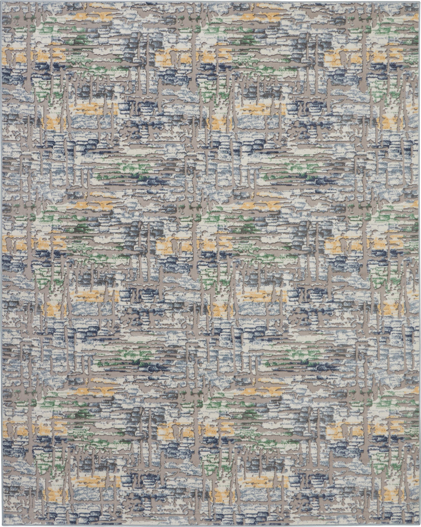 Nourison Home Urban Chic  Grey Multicolor  Contemporary