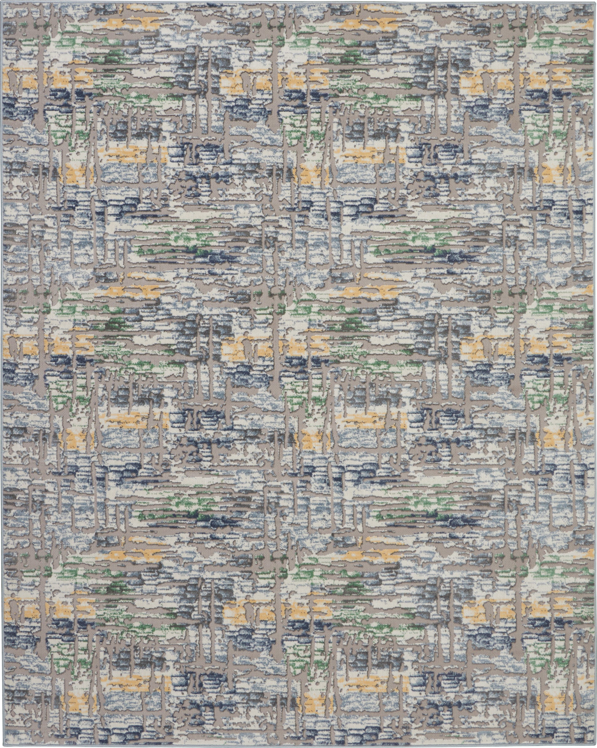 Nourison Home Urban Chic  Grey Multicolor  Contemporary