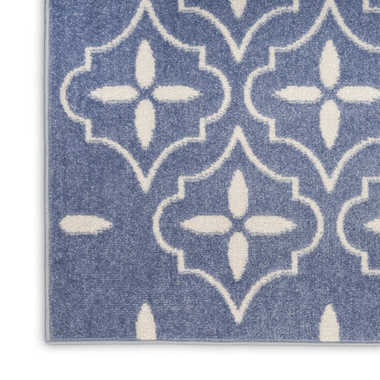 Nourison Home Nourison Essentials  Blue Ivory  Contemporary