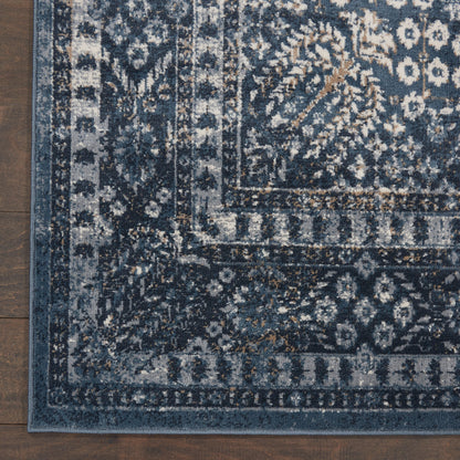 Nourison Home Malta  Navy  Traditional