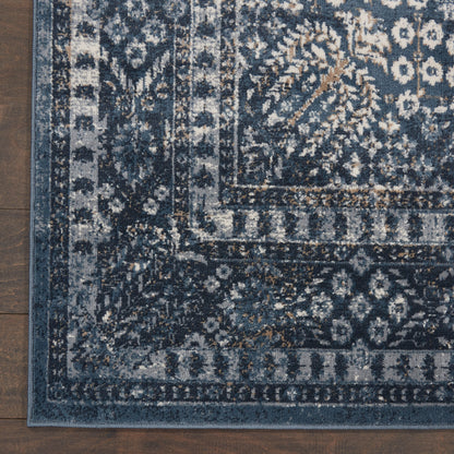 Nourison Home Malta  Navy  Traditional