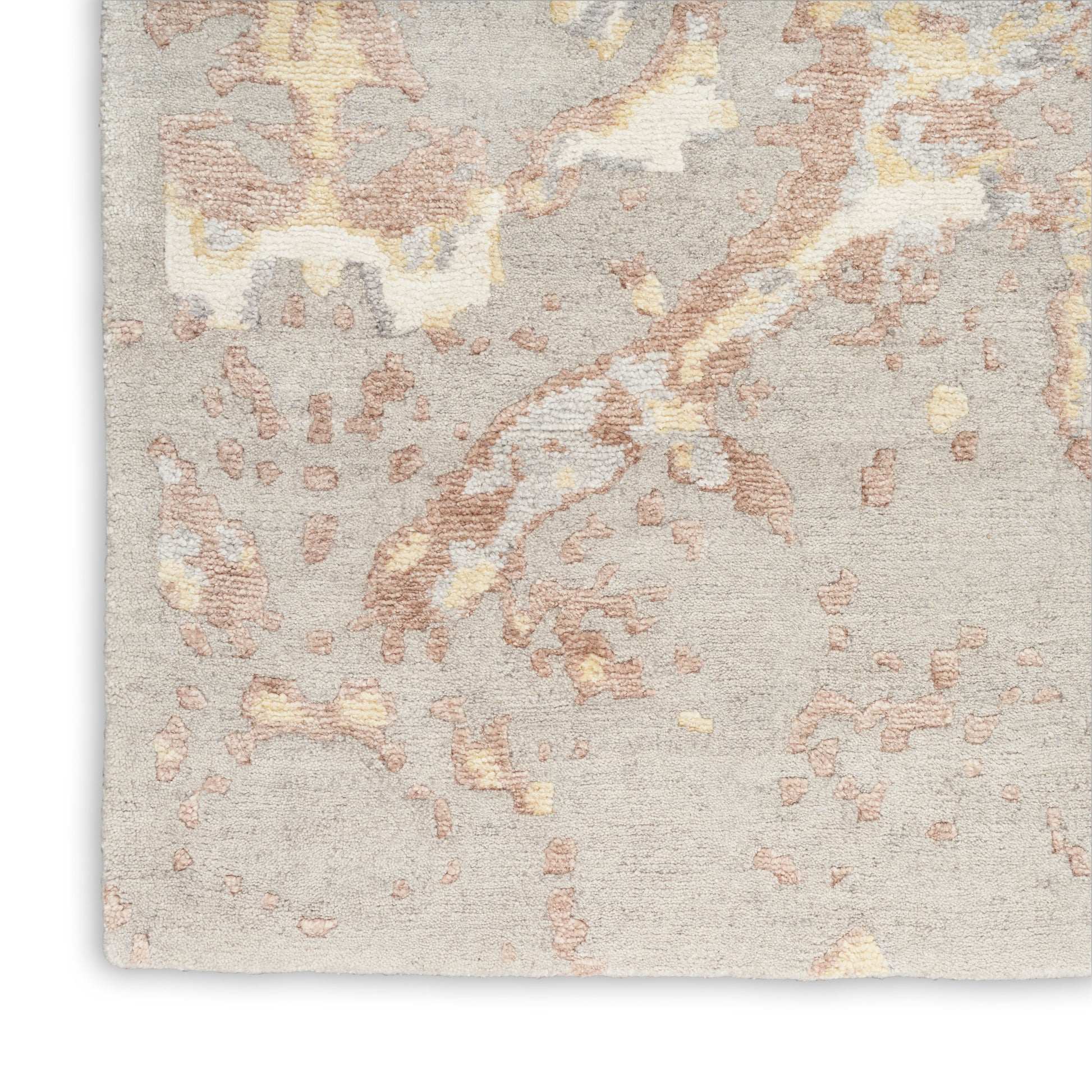 Nourison Home Silk Shadows  Silver  Contemporary