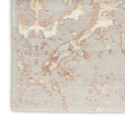 Nourison Home Silk Shadows  Silver  Contemporary