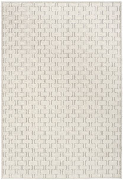 Nourison Home Nordic NRC01 Ivory Grey Contemporary Power-loomed Rug