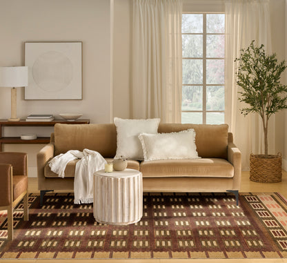 Nourison Home Nordic  Rust  Contemporary