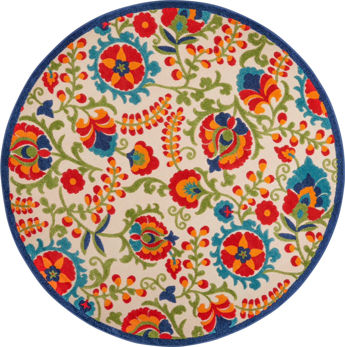 Nourison Home Aloha ALH17 Multicolor Contemporary Power-loomed Rugs