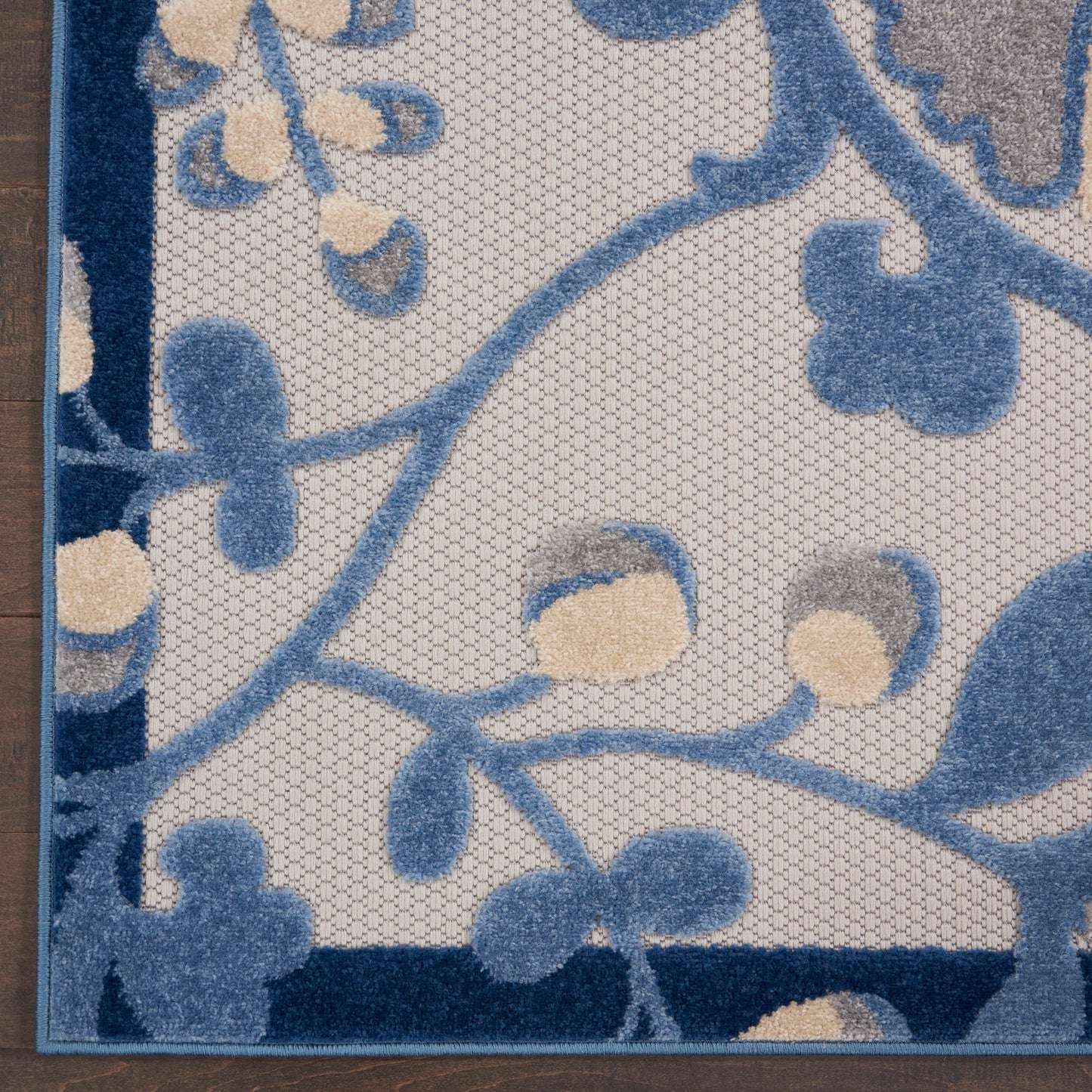 Nourison Home Aloha  Blue Grey  Contemporary