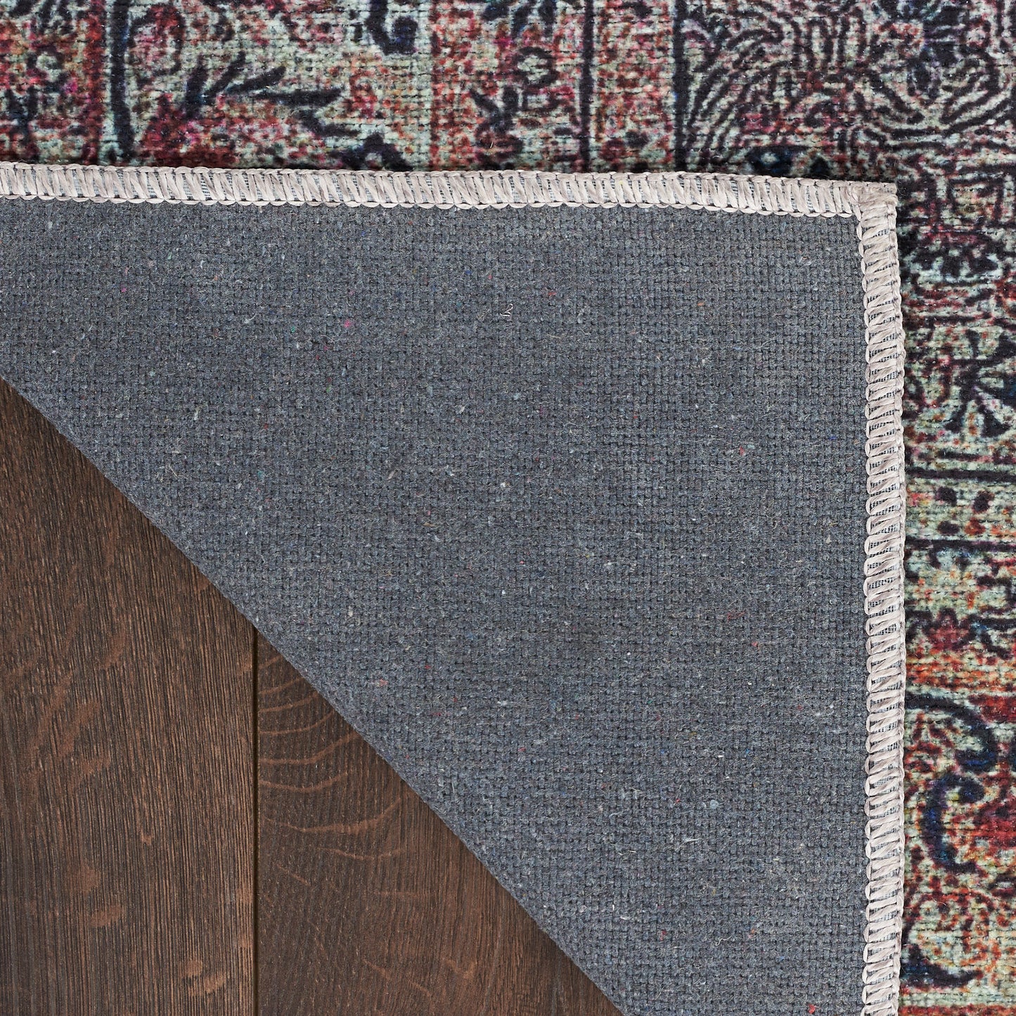 Nourison Home Grand Washables  Emerald  Traditional