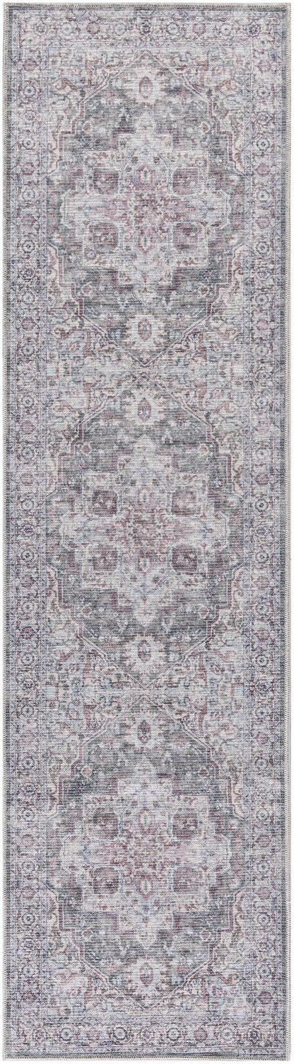 Nourison Home New Concept Washables SR101 Ivory Grey Traditional Machine Woven Rug