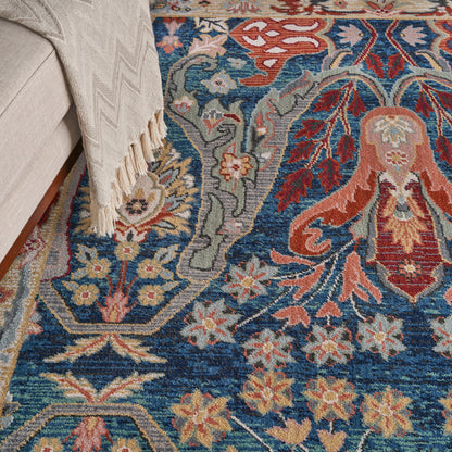 Nourison Home Parisa  Denim Multicolor  Transitional