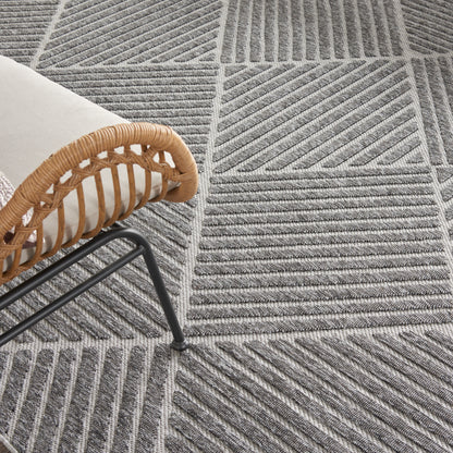 Nourison Home Cozumel  Dark Grey  Contemporary