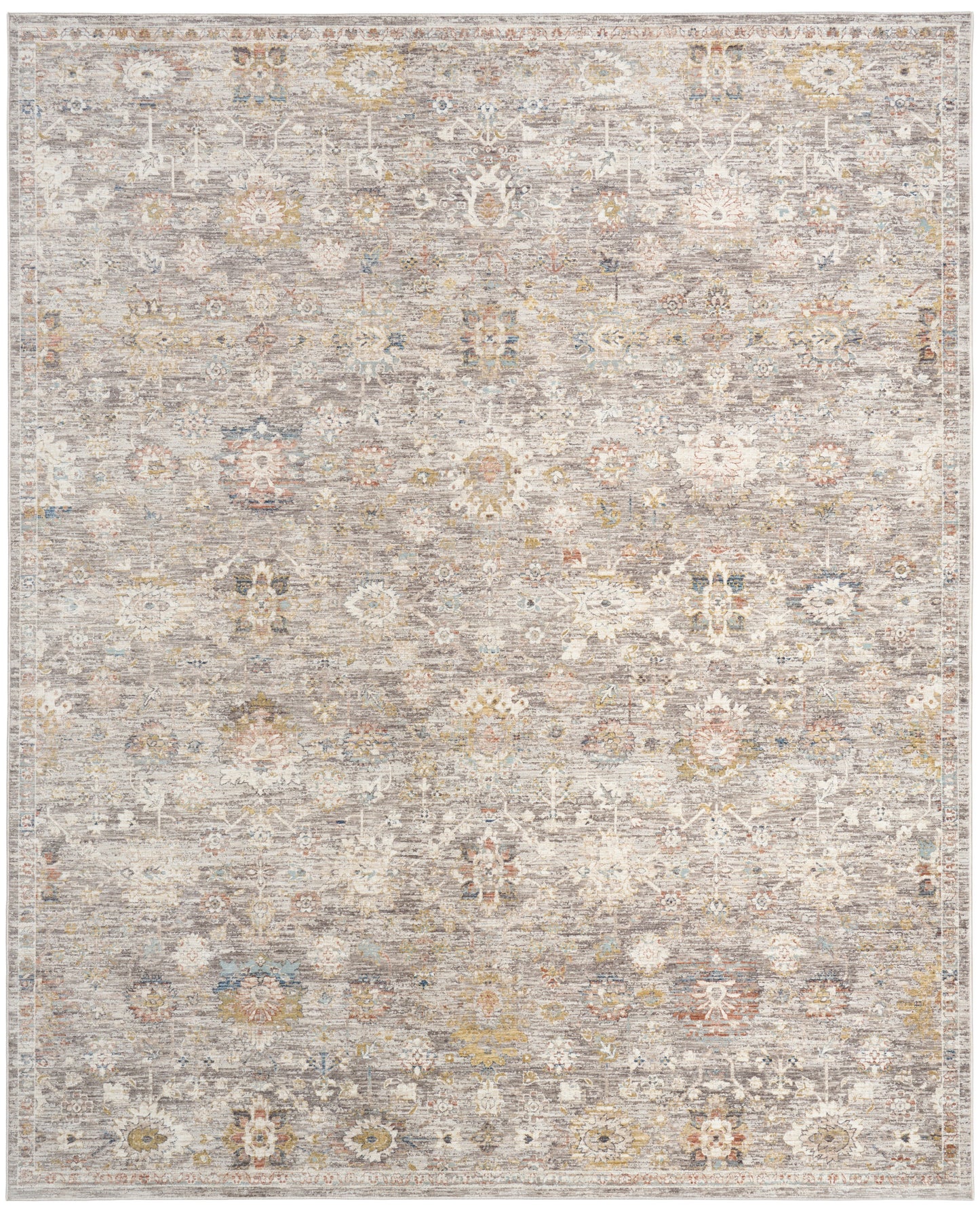 Nourison Home Antique Fusion ANF05 Grey Traditional Machine Woven Rug