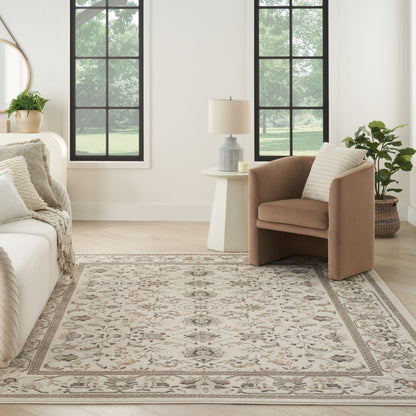 Nourison Home Serenity Home  Ivory Mocha  Traditional