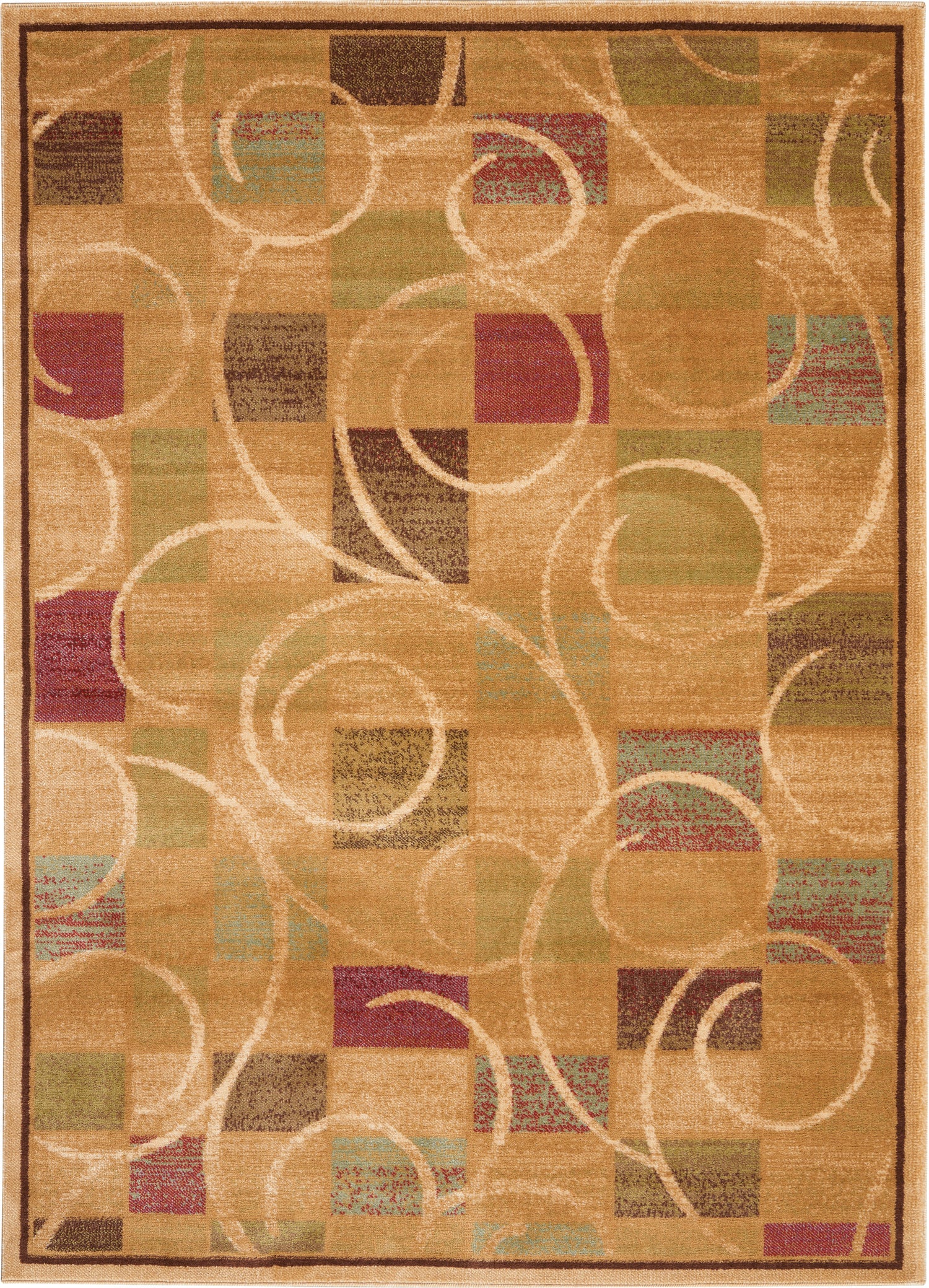 Nourison Home Expressions  Beige  Contemporary