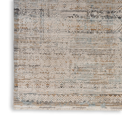 Nourison Home Lynx  Ivory Multicolor  Transitional