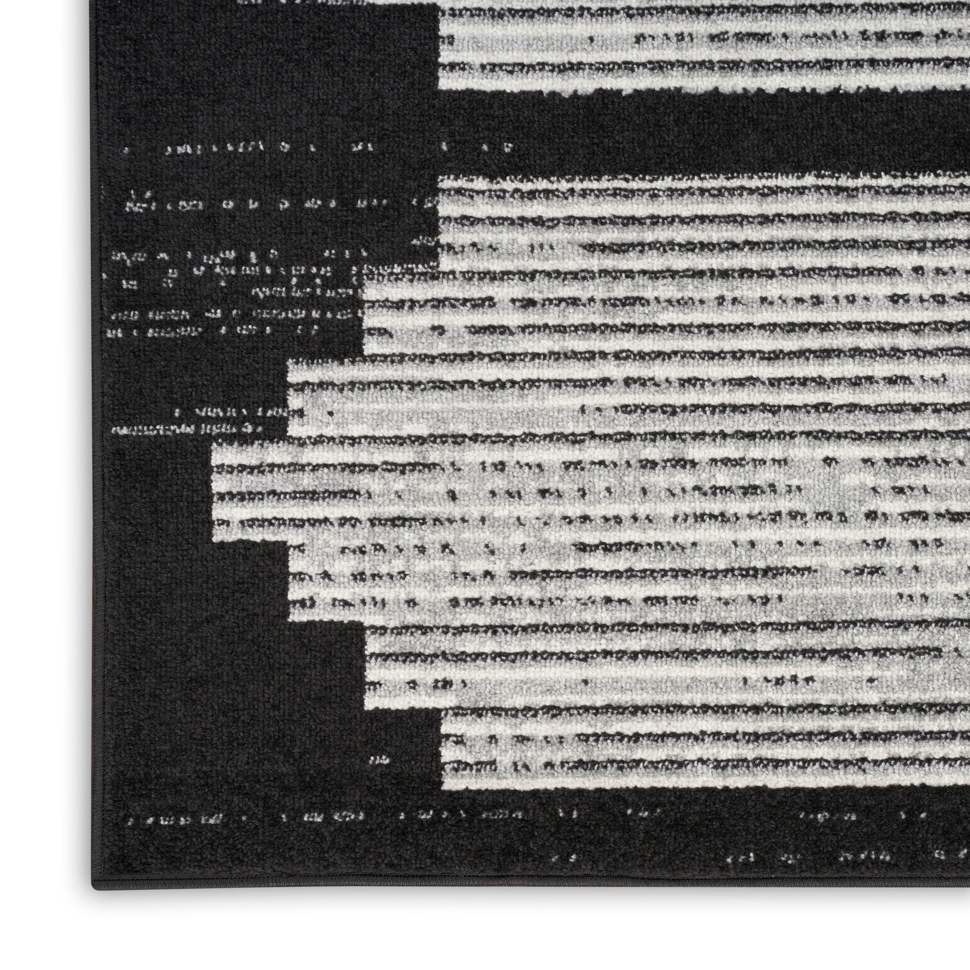 Nourison Home Modern Passion  Black Grey  Contemporary