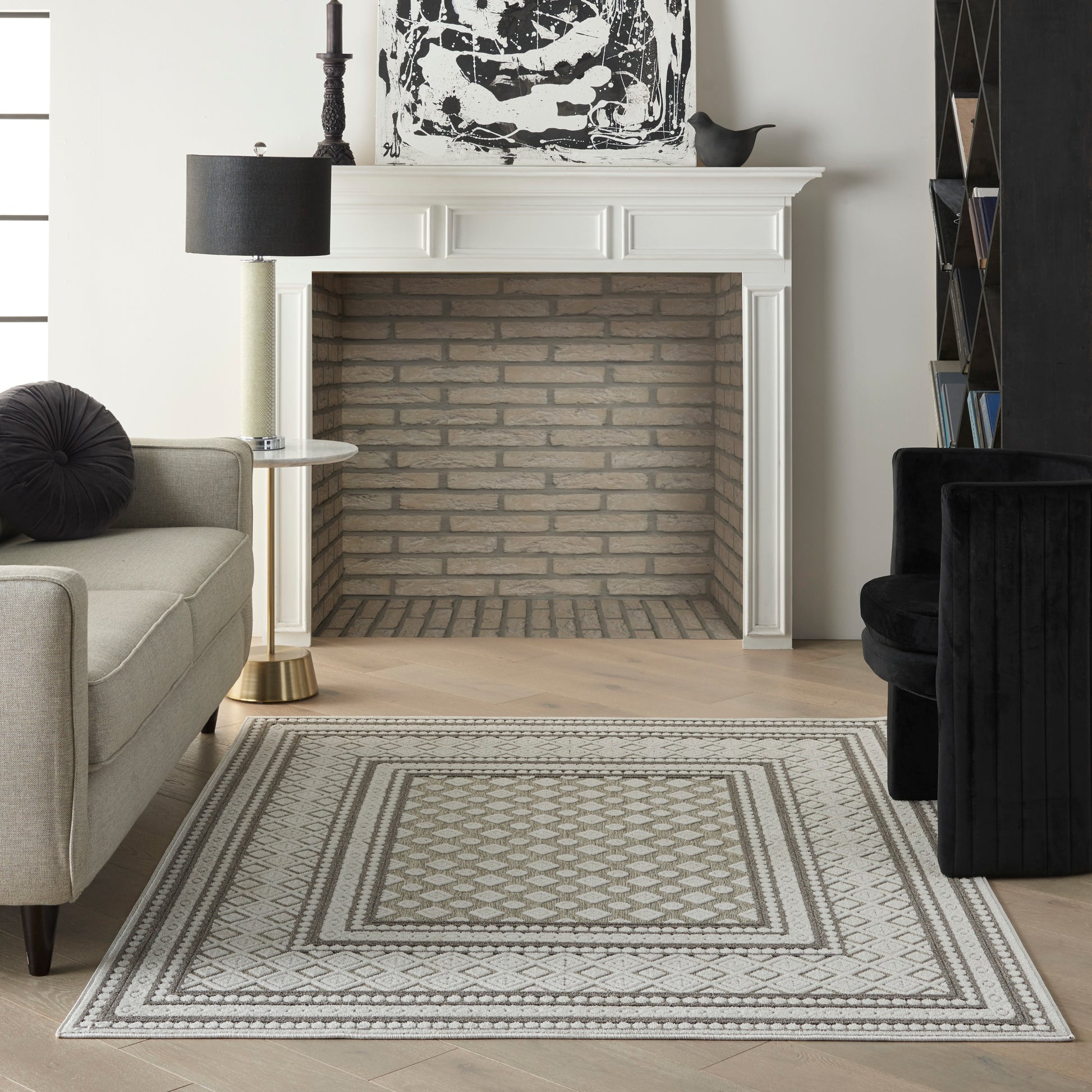 Nourison Home Key Largo  Light Grey  Transitional