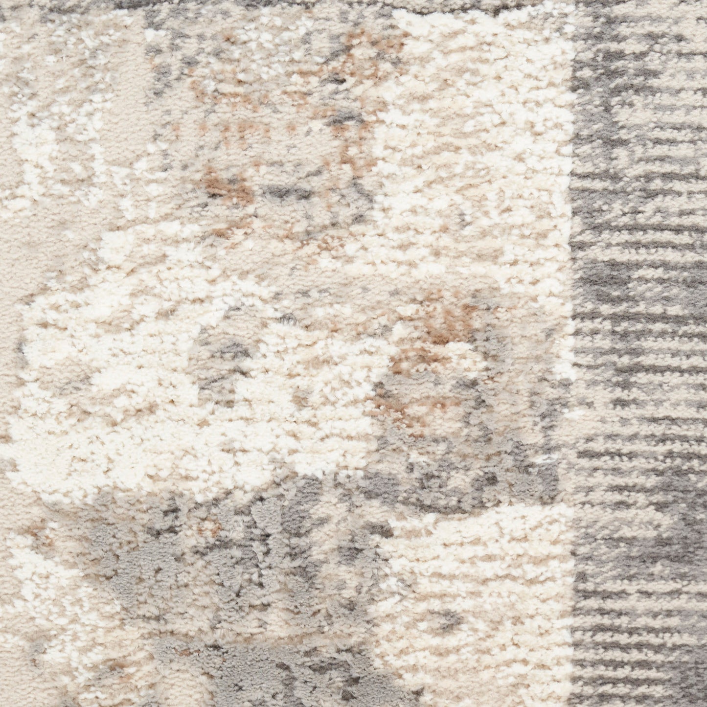 Nourison Home Sustainable Trends  Ivory Multicolor  Contemporary