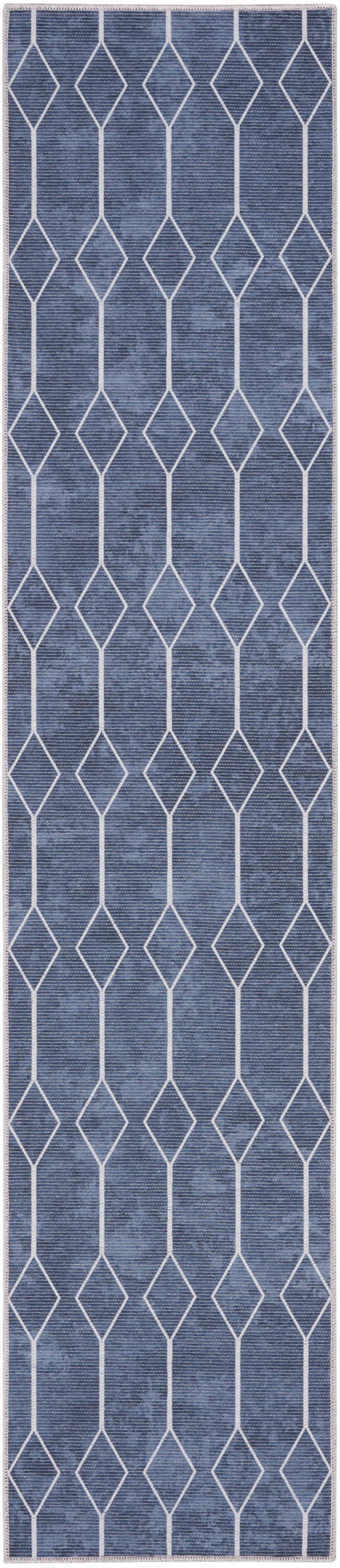 Nourison Home New Concept Washables SR107 Navy Contemporary Machine Woven Rug