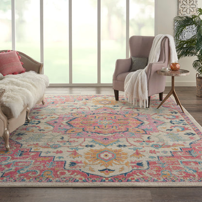 Nourison Home Passion  Ivory Pink  Transitional