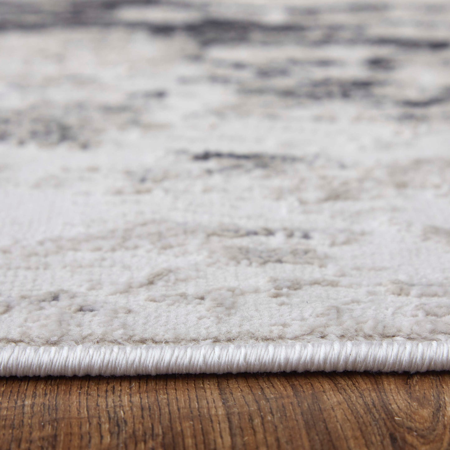 Feizy Prasad 39N9F Ivory Charcoal Modern/Bohemian & Eclectic/Ind Rug - Rugs - Feizy - Atlanta Designer Rugs
