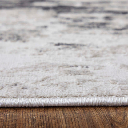 Feizy Prasad 39N9F Ivory Charcoal Modern/Bohemian & Eclectic/Ind Rug - Rugs - Feizy - Atlanta Designer Rugs